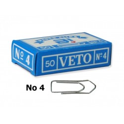 Συνδετήρες Veto No.4 50τμχ